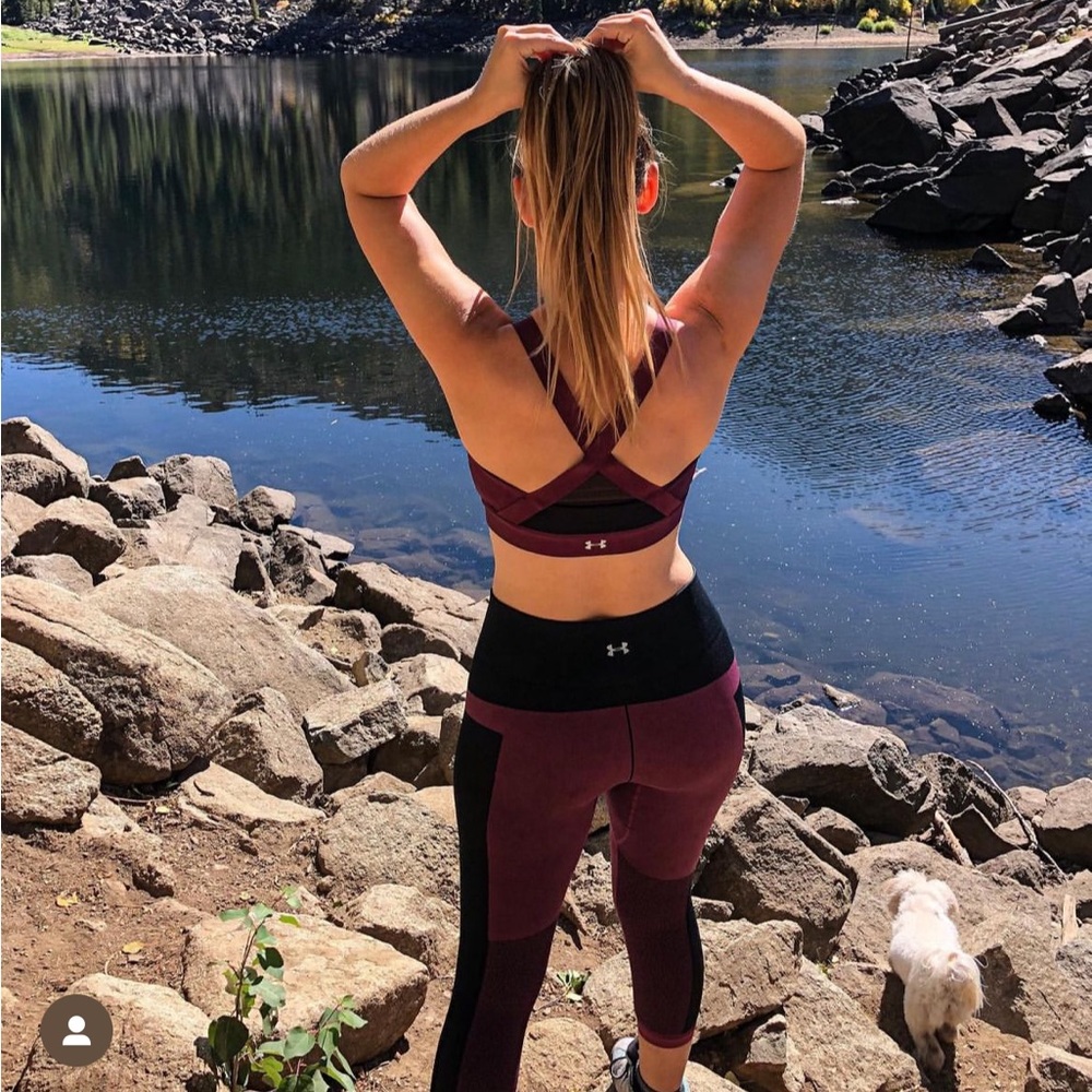Active Workout Set Sports Bra & 3/4 Leggings
